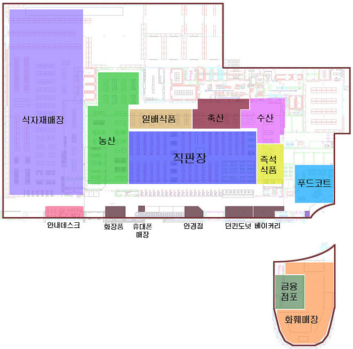 식자재마트 (농협울산유통센터) - 식자재 마트 입구 식자재마트 (농협울산유통센터)